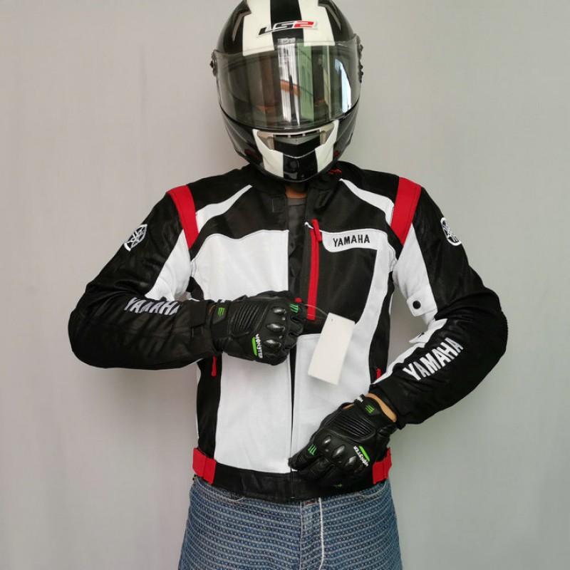 Tuta da Moto da Uomo Leggera Traspirante Attrezzatura Protettiva Touring Fuoristrada Corse