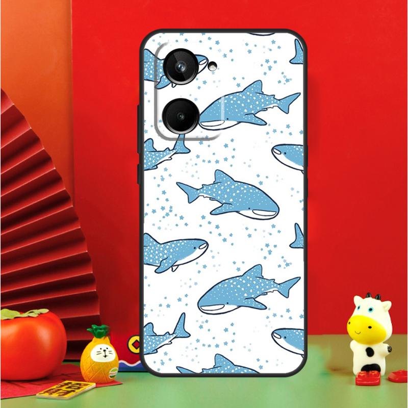 Shark and Killer Whale For Realme 10 11 12 13 14 Pro Plus 15 GT7 Pro GT6 C65 C67 C63 C61 C55 C51 C53 C35 C75 Case