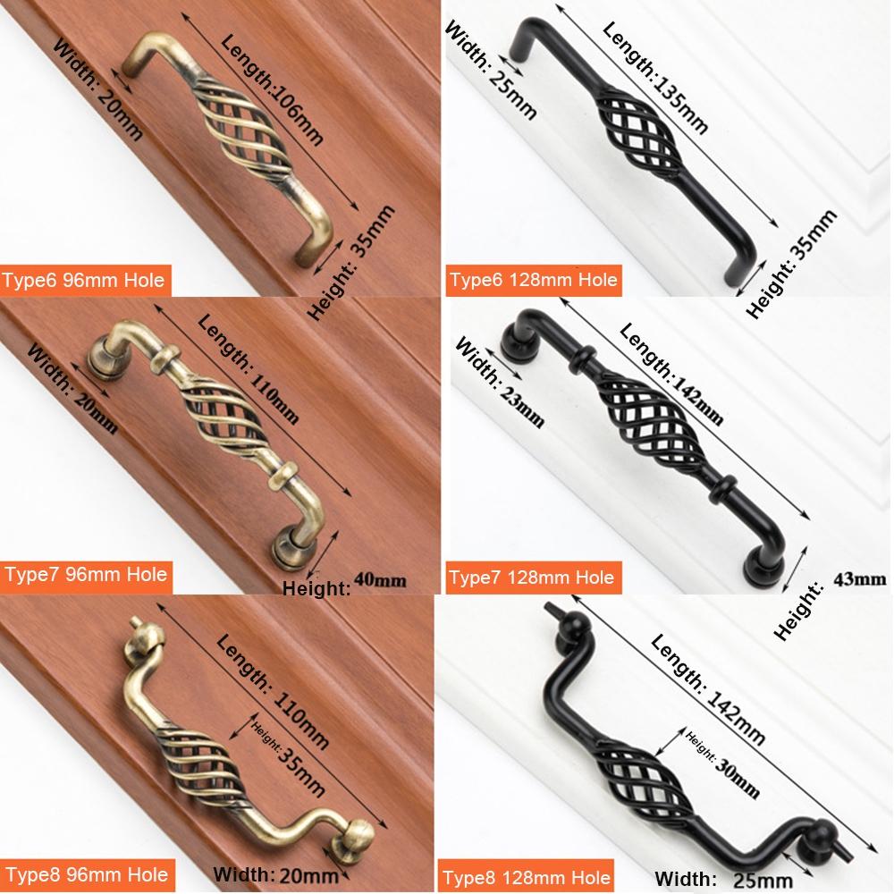 Pull Cupboard Home Hardware Wardrobe Door Knob Furniture Handles Cabinet Pullers Drawer Knobs
