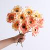 6Pcs Artificial Silk Gerbera Flowers Bouquet Home Table Decor Fake Daisy DIY Photo Props Floral Arrangements Wedding Decoration