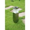 Stainless Steel Solar Terminal - Gray - - 1 LED - 25 Lumens - 8 Hours of Lighting