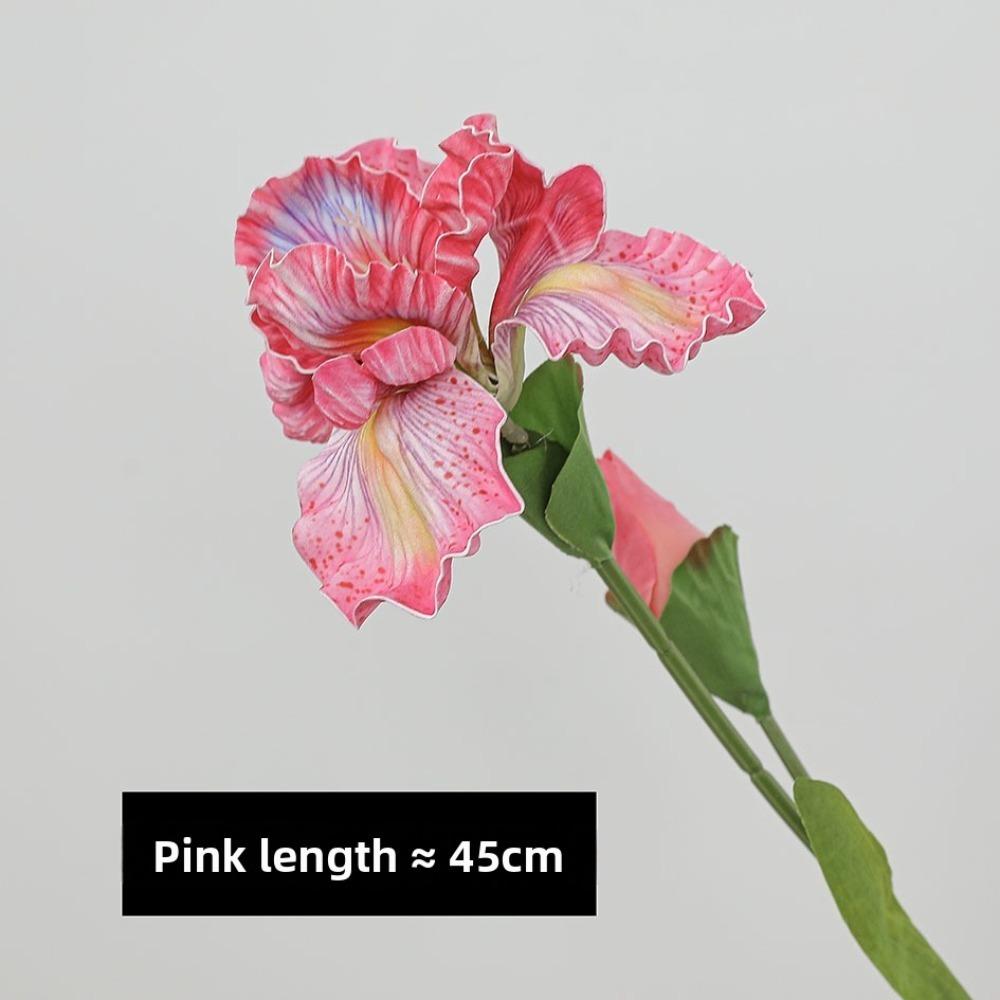 

Decorative Fake Flower Bouquet PVC Artificial Faux Plants Flower Arrangement розовый