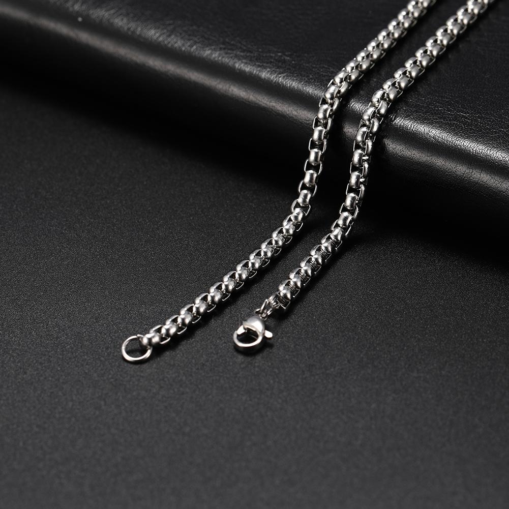 Cadenas Cubanas de Acero Inoxidable My Shape de 3 mm a 10 mm para Hombres Cadenas Masculinas Cadena Figaro Caja Gargantilla Joyería Punk 45 cm 50 cm 60 cm