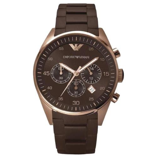 

Emporio Armani - AR5891 - Montre femme - Bracelet Rsine - Chronographe