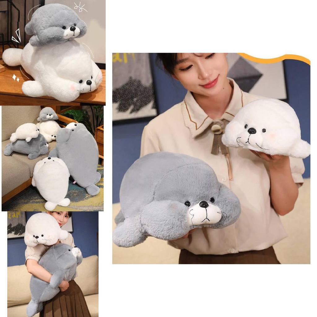 Adorable Soft Seal Plush Toy Pillow For Cozy Sleep Decor In Ocean Theme Design