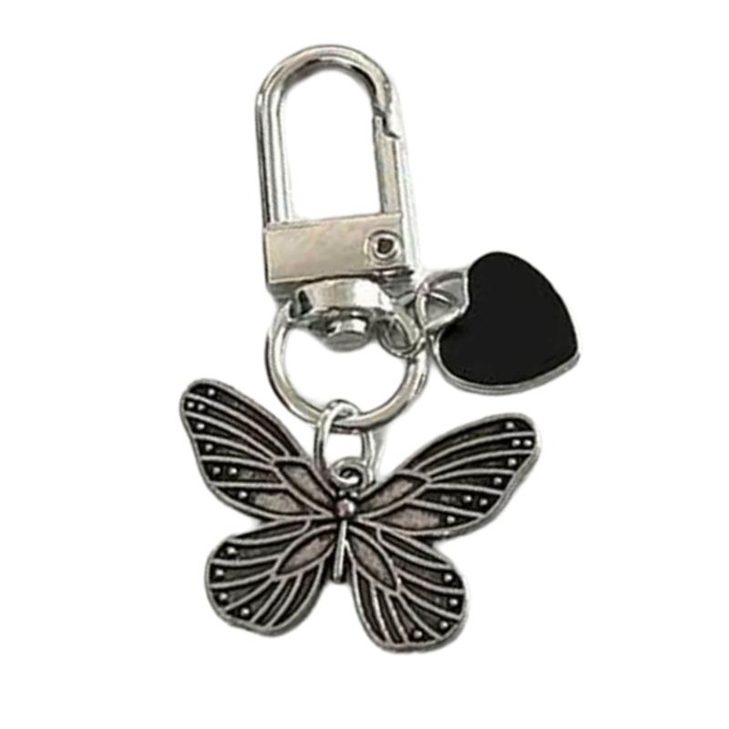 Cherry/Candy/Butterfly/Bowknot Heart Keychain Alloy Key Chain Multi-Functional Phone Chain Women Girls Purse Accessory