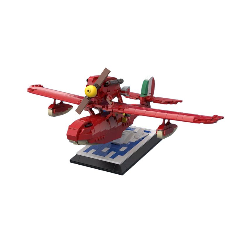 

Buildmoc Porcos Rossoes Plane Savoia S‧21 Flogore Macchi M.33 Строительные блоки для детей Подарочные игрушки 572 шт.