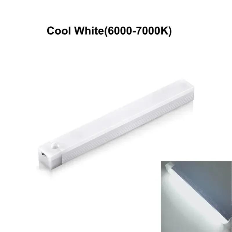 

Wireless Portable Motion Sensor LED Cabinet Light Type C Rechargeable Induction Night Light for Wardrobe Hallway 30CM білий