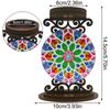 DIY Diamond Painting Candle Holder Kit for Home Decor Gift