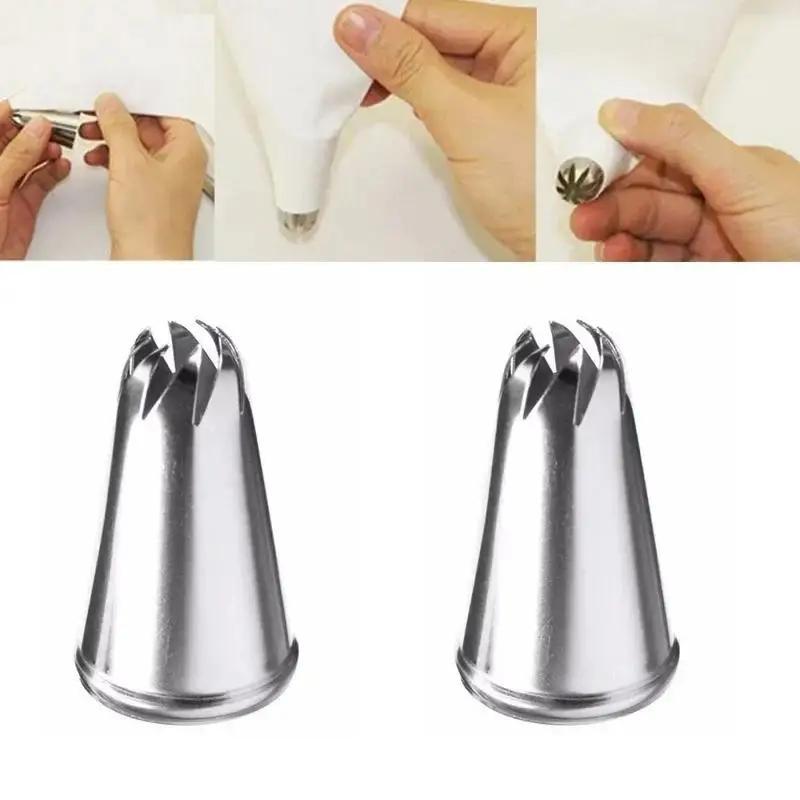 3 Pcs Cake Decor Flower Spirals Icing Piping Tips Nozzle Cake Cupcake Decor Kitchen Household Baking Tools