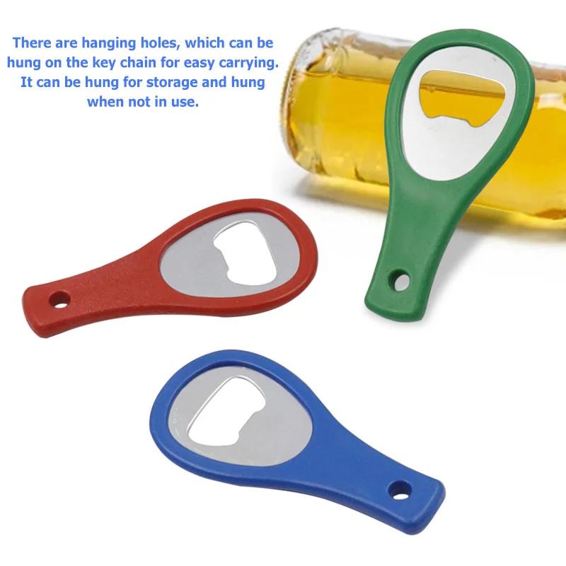 Portable Jar Opener Mini Jar Opener Iron Bottle Opener Non-Slip Handle Can Beer Bottle Opener for Home Kitchen Accessories