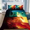 Cartoon W-Wars S-Stars Bedding Set For Children And Adults,3D Printing Duvet Cover Pillowcase Queen King Quilt Cover Suitable