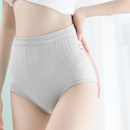 Trendy Lady Briefs Breathable Anti-septic Solid Color Comfortable Wear Elastic Women Panties Inner Wear Clothes