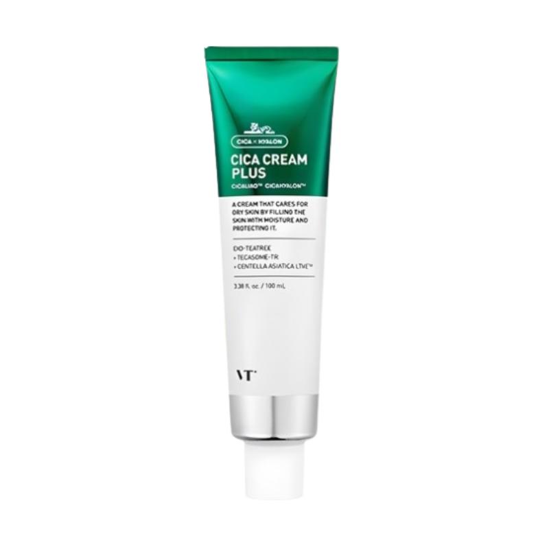 VT Cosmetics Cica Cream Plus 100ml | Korean Cica Moisturizing Cream for Daily Soothing Care & Skin Balance 100ml