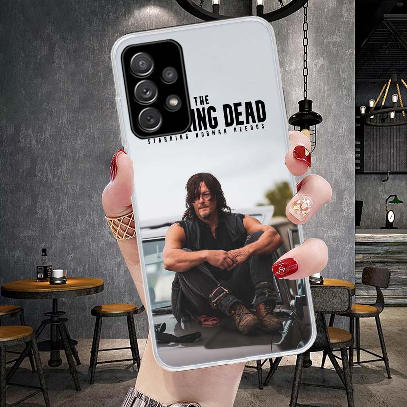 

The Walking Dead Daryl Dixon Phone Case For Samsung Galaxy A12 A22 A32 A52 A72 A02S A51 A50S A71 A70 A31 A20S Note 20 Ultra S10 Samsung A02S