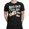 Personalised Best Dad Ever Fathers Day T Shirt Birthday Gift
