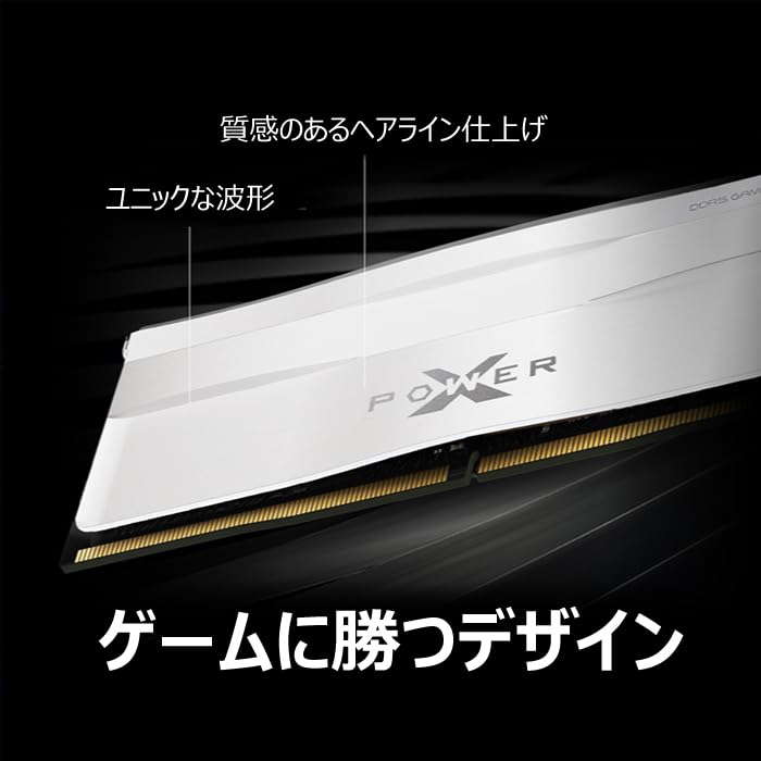 Silicon Power DDR5 64GB Zenith 6000MHz CL30 UDIMM Desktop PC Memory DRAM SP064GXLWU60AFDG White (2x32GB) (PC5-48000) 288-pin 1.35V