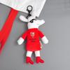 Cartoon Bag Pendant Accessories 17CM Key Rings Fashion Plush Doll Key Chains  Bag Ornaments