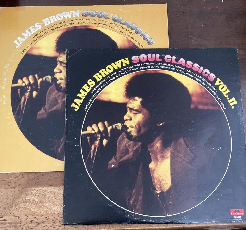 [USED] James Brown/JAMES BROWN soul/funk definitive best 2 albums
