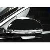 Fit For Benz EQE EQS - Silver Steel Exterior Rear View Mirror Strip Trim