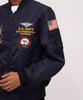 Avirex Blue Angels Jacket Men's L-2 F-14 (Size M, 440, Royal) (Product Code 783-4152003)