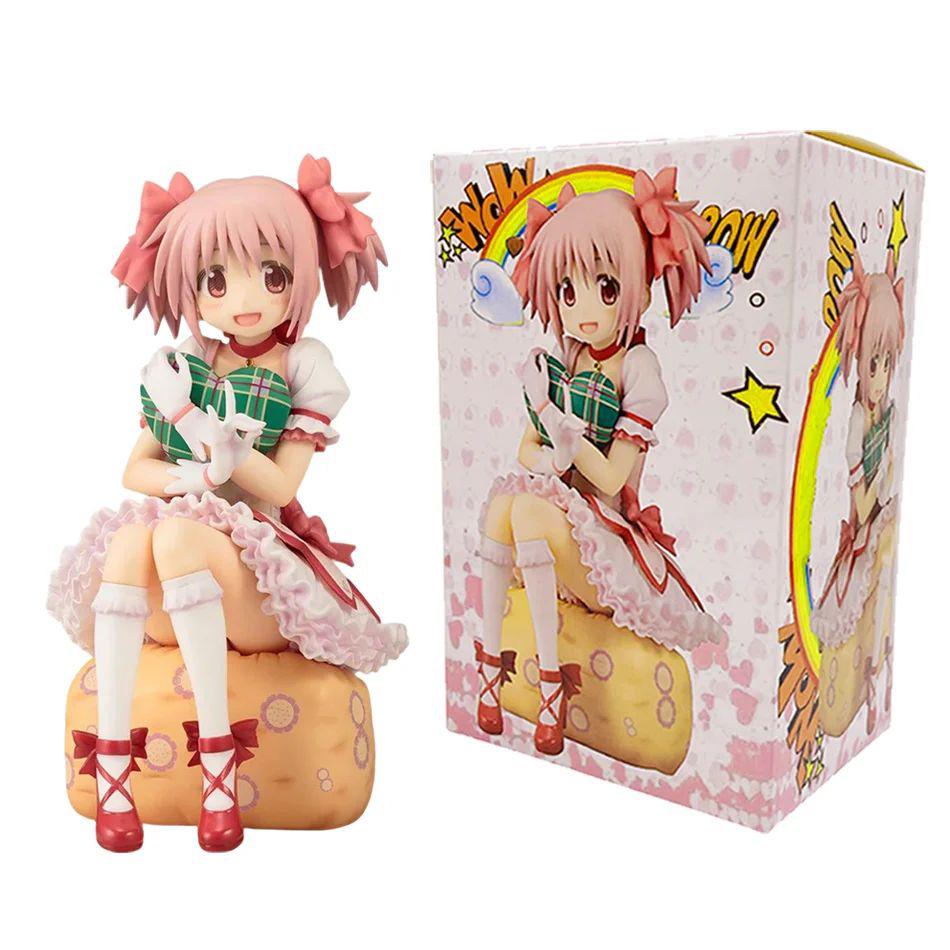 

14CM Anime Magikano Puella Magi Madoka Magica Figure PVC Model Doll Desktop Decoration Action Figurine Collecting Toys Kid Gifts