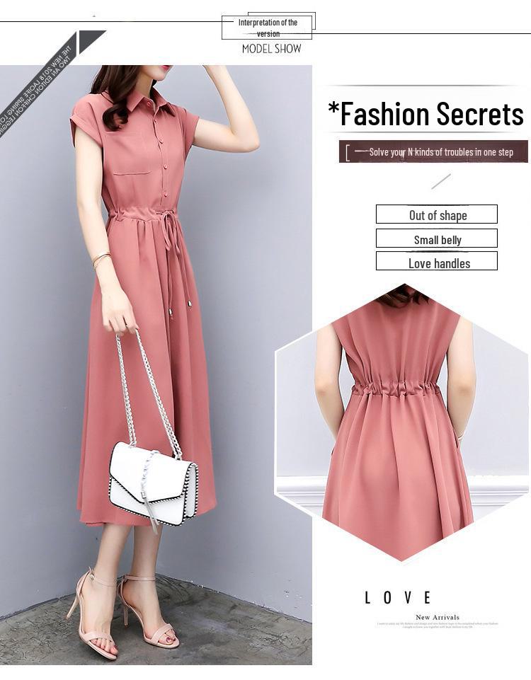 2025 Summer Loose Fit Elastic Waist Dress