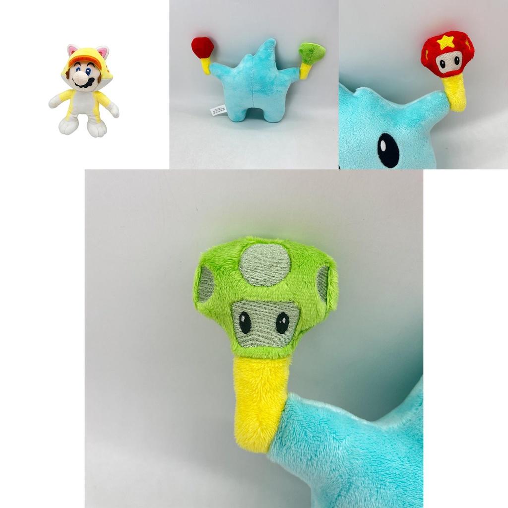 Katzen-Mario Plüschtier Weiches und entzückendes Stofftier für Kinder und Sammler