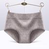 Sexy mid-waist 95% cotton women's briefs in solid colors