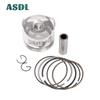Piston and Ring Kit For Yamaha XV250 Virago 1989-1993 XC125 XVS250 XV250S Virago 49mm 49.25mm 49.50mm 49.75mm 50.00mm