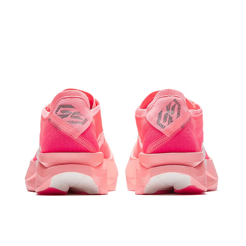 Anta C202 G9 2 Niedrige Sports-Laufschuhe Herren Fluoreszierend Kaltes Pfirsichrosa/Auberginenrot/Papyrusweiß 112545573-4
