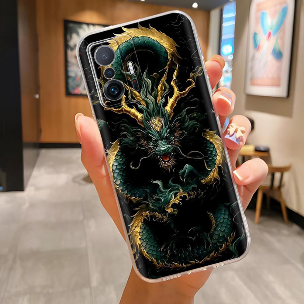 Pro pouzdro na telefon Xiaomi 11T Pro Módní Fantasy Průhledný Kryt Pro Xiaomi Mi 11T Pro Mi11T TPU Silikonové Kryty na Záda Odolné proti Pádu Funda