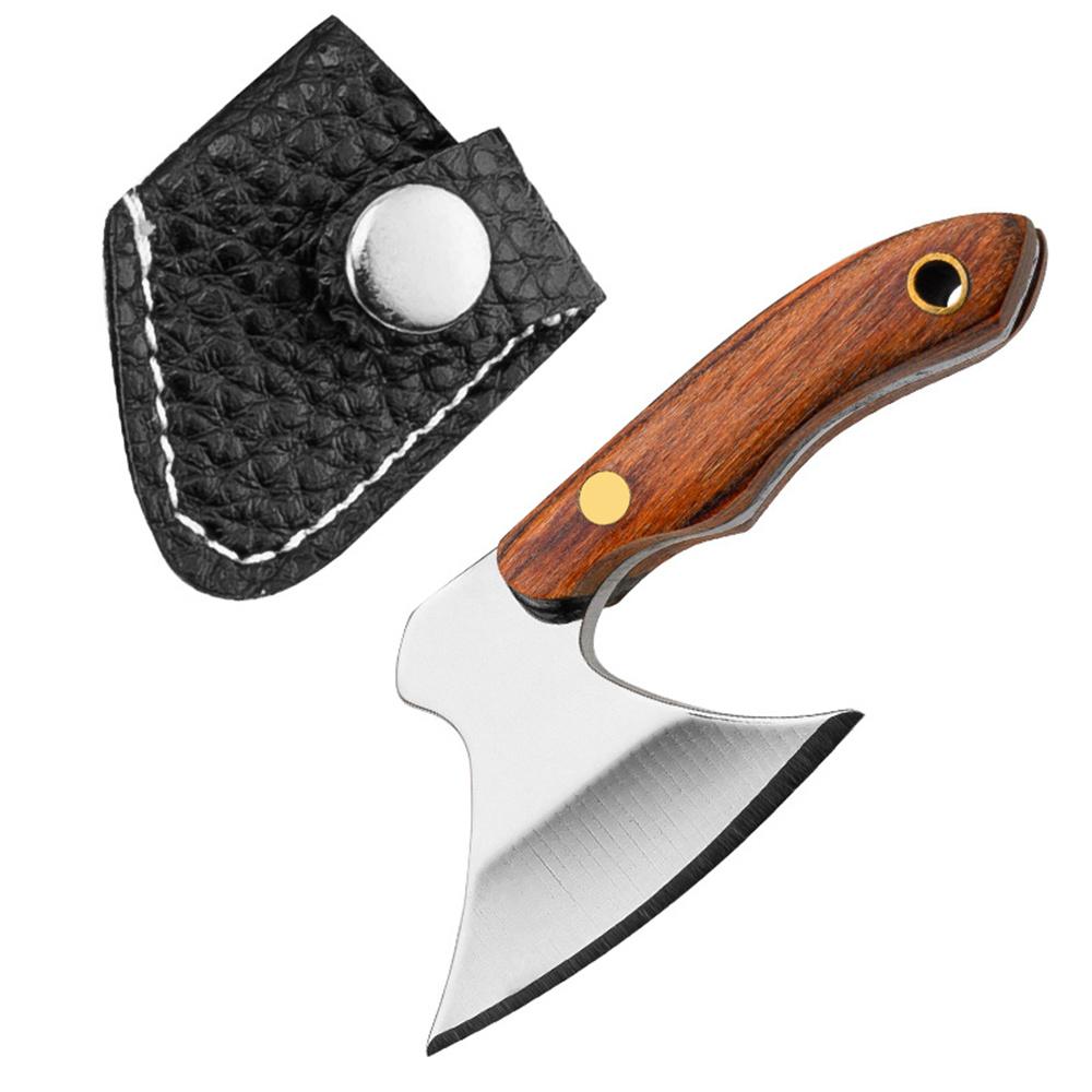 Small Kitchen Mini Keychain Stainless Steel Pocket Portable Outdoor Wine Bottle Opening Tool With Leather Case 4