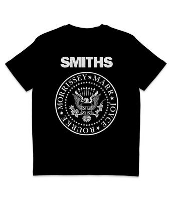 The Smiths - Ramones Roundel - Bio-T-Shirt - Morrissey - Johnny Marr - Indie