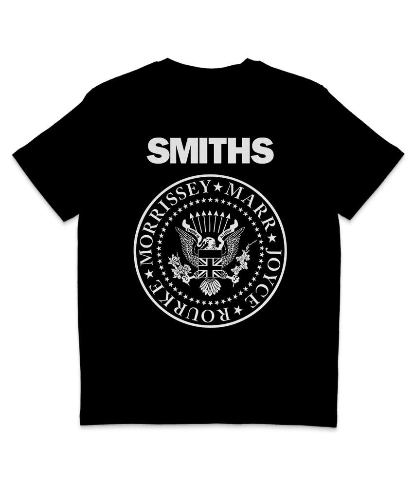 

The Smiths - Ramones Roundel- Organic T-Shirt - Morrissey - Johnny Marr - Indie XL