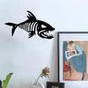 Bonefish Fish Skeleton Metal Wall Art Indoor Outdoor Plaque Transform Your Spaces with This Bonefish Plaque Ideal Foroutdoor Use