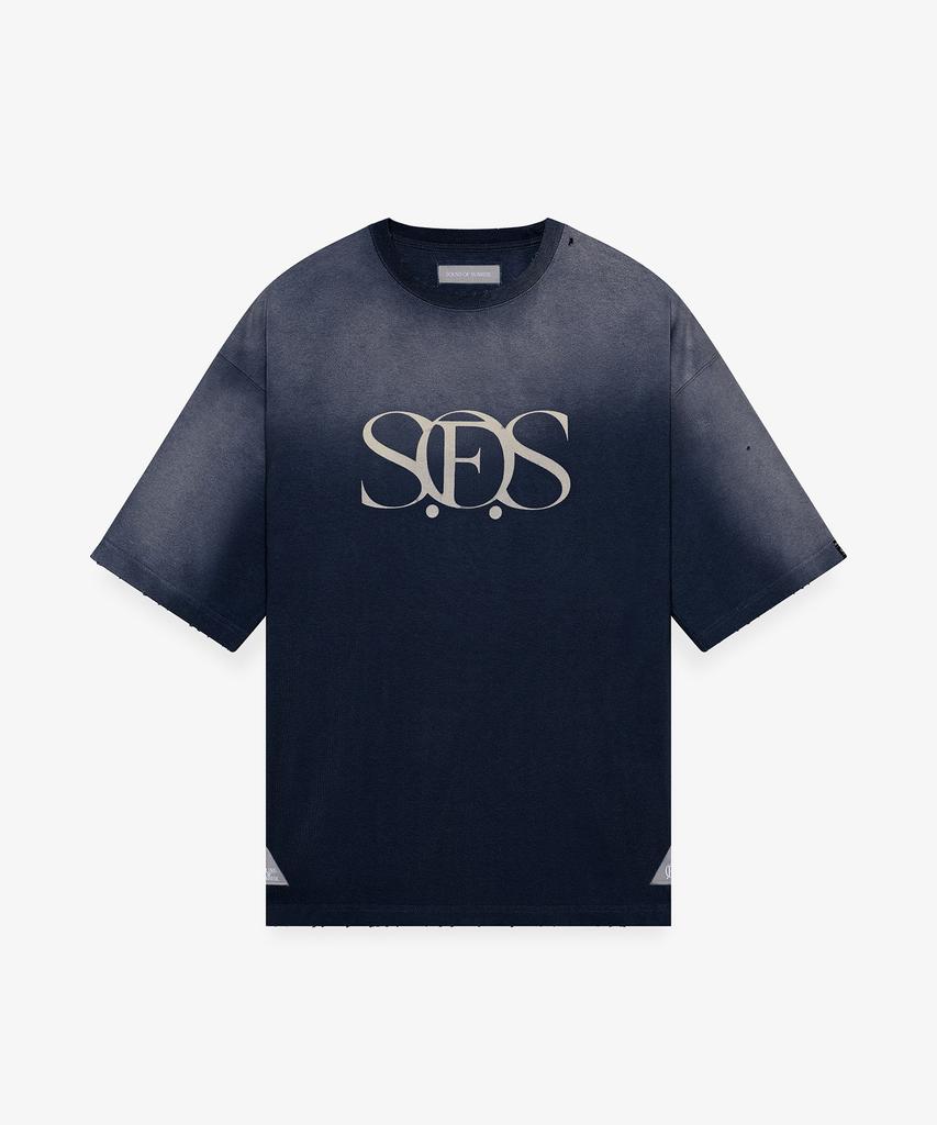 Saundeuobeuseonlaijeu Sun Faded Like T-Shirt Black
