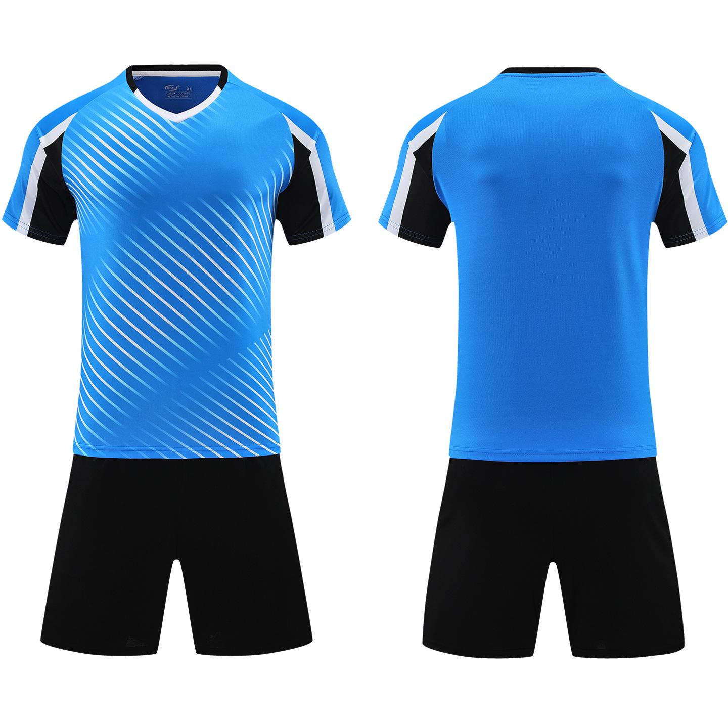 

Kids Football Training Set: Summer Short Sleeve Sports Uniform L