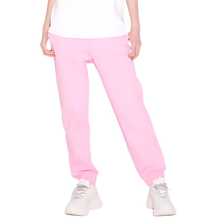 MLB Basic Logo New York Yankees Brand Logo Mid-Rise Tapered Knit Joggers Unisex Joggers Pink 3FTPB0221-50PKS