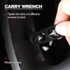5Pcs/Set Car Wheel Tire Air Valve Caps with Keychain Auto Accessories For Tesla Model S Model X Model Y Cybertruck Model 3 Model Y