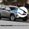 2Pcs Front Windshield Wiper Side Cowl Extension Cover Trim For 2020 2021 2022 Toyota RAV4