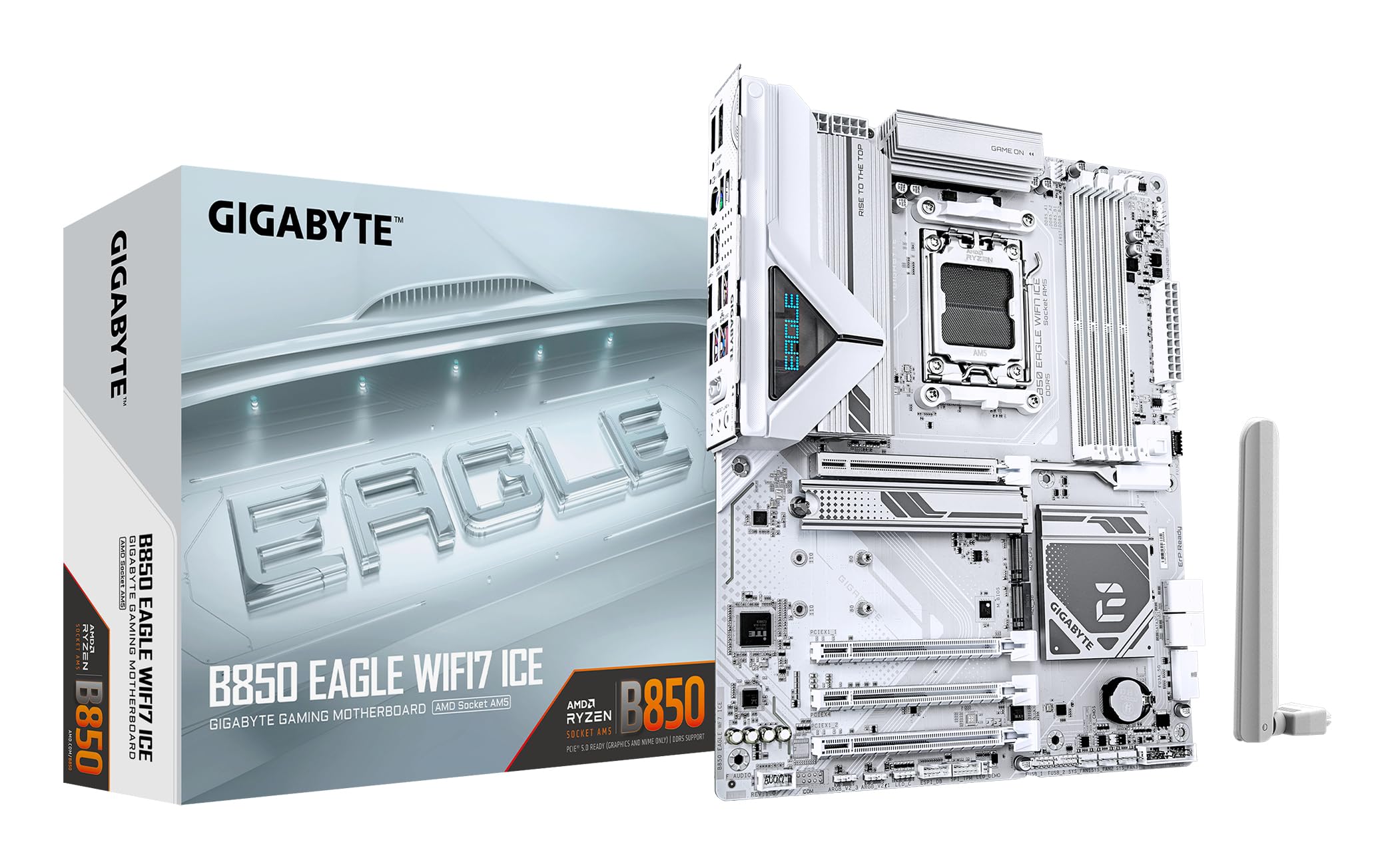 

GIGABYTE B850 EAGLE WIFI7 ICE материнська плата ATX на чипсеті AMD B850 MB6782