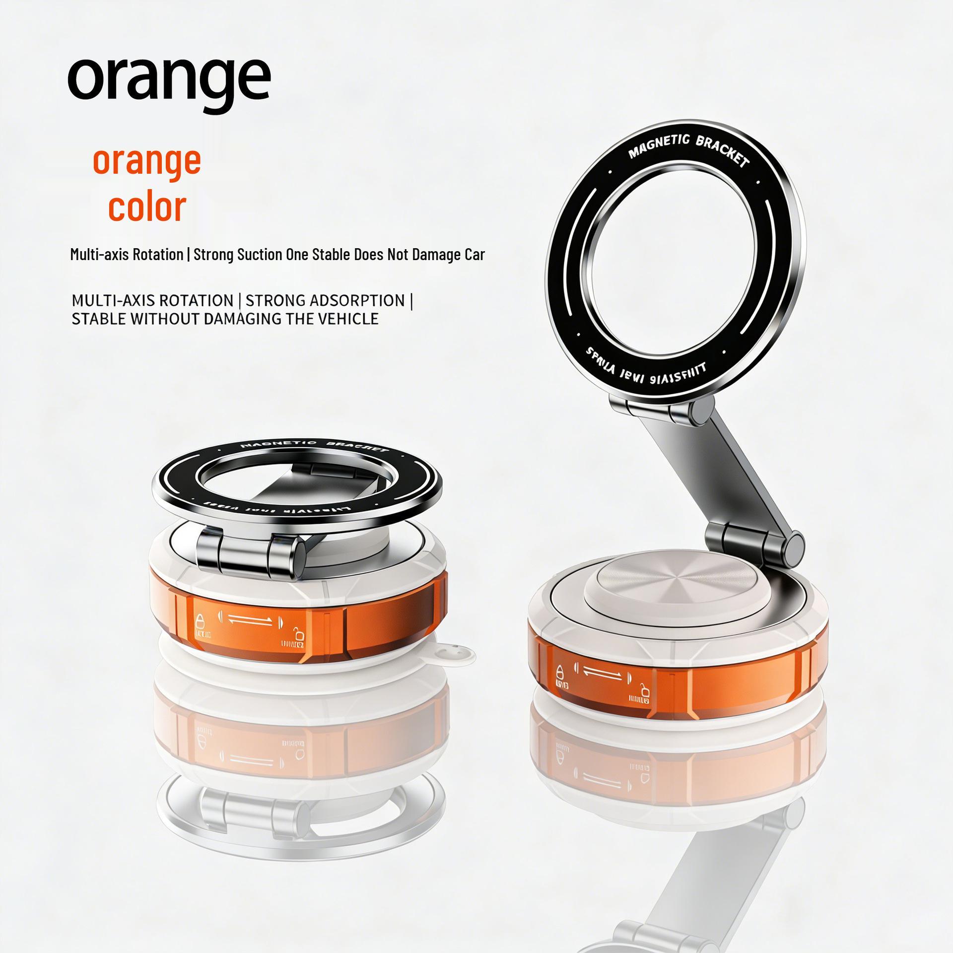 2025 Magnetic Car Phone Holder with 360° Rotation and Strong Suction Cup