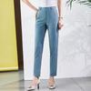 Tluoman Women's Cropped Stretch Suit Pants