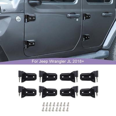 Door Hinge for Jeep Wrangler JL For Jeep JT Gladiator 2018 Up Steel Anti-Rust  Car Accessories Black