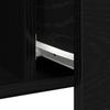 Sideboard in Black Oak Look 100 x 36 x 60 cm Engineered Wood