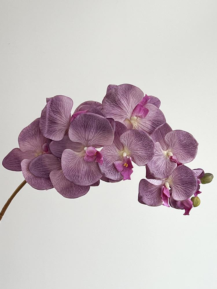 White Phalaenopsis Artificial Floral Arrangement - Realistic High-End Decorative Accent