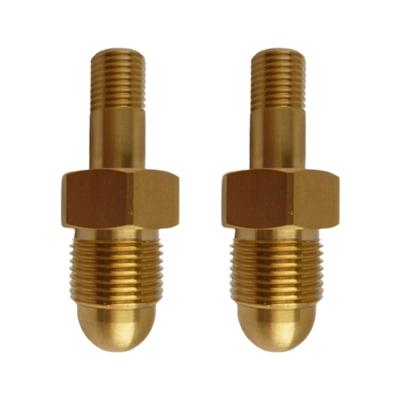 Adaptador de Gás Conector Macho Industrial 5/8 para Mangueira de Pressão Nipple de Cilindro Conector de Rosca Interna para Externa de Gás