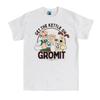 Wallace and Gromit Unisex Adult Get The Kettle On T-Shirt