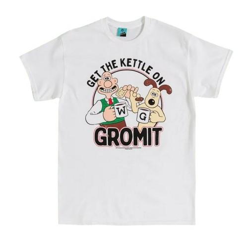 Wallace and Gromit Unisex Adult Get The Kettle On T-Shirt